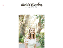 Tablet Screenshot of amberbrogdonphotography.com